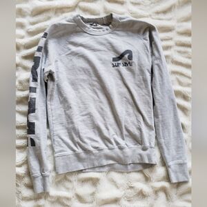 Womens size small Surf Style gray sweatshirt